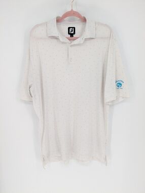 FootJoy FJ Polo Shirt Abacoa Golf Club Performance Mens Size Large Golf